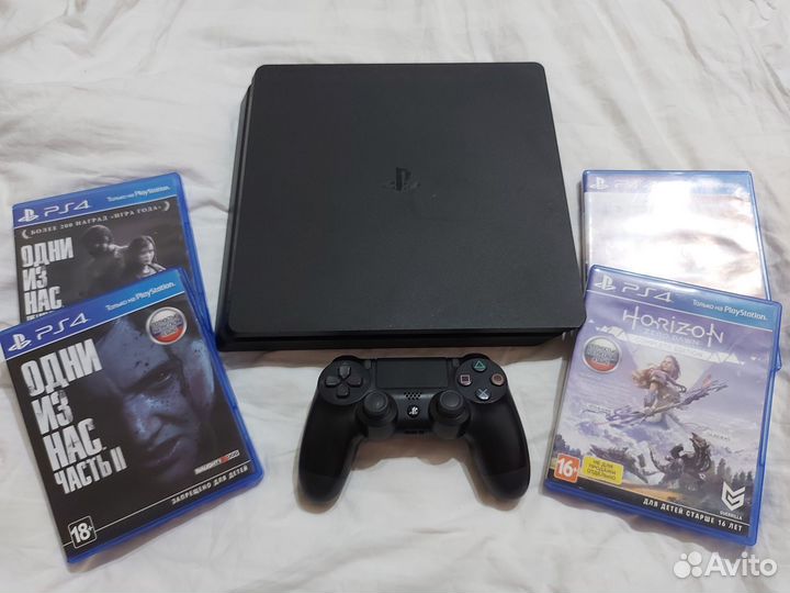 Продам Sony PlayStation 4 slim на 1тб
