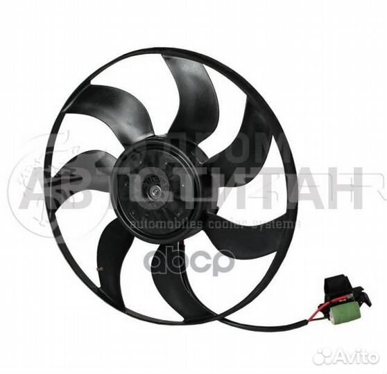 Э/вентилятор охл. с резистором для а/м Chevrolet C
