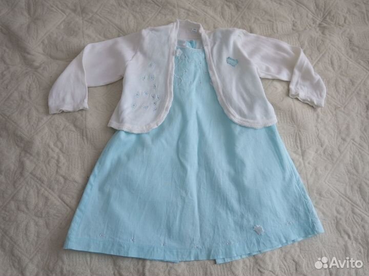 Комплект летний и трик.кофточка Boboli