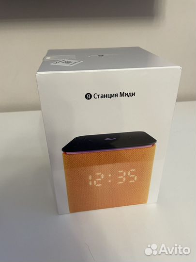 Яндекс станция миди с zigbee, оранжевая, новая