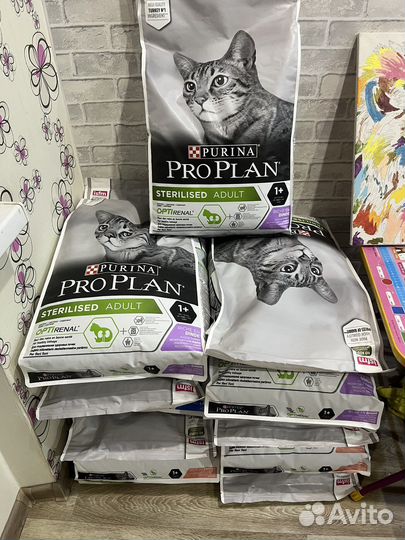 Корм для кошек purina pro plan 10 кг