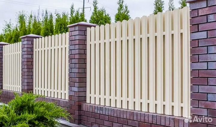 Забор металлический качественно под ключ