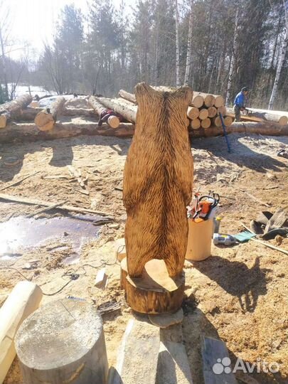 Садовая фигура медведь