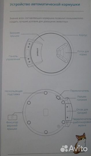 Автоматическая кормушка для кошек