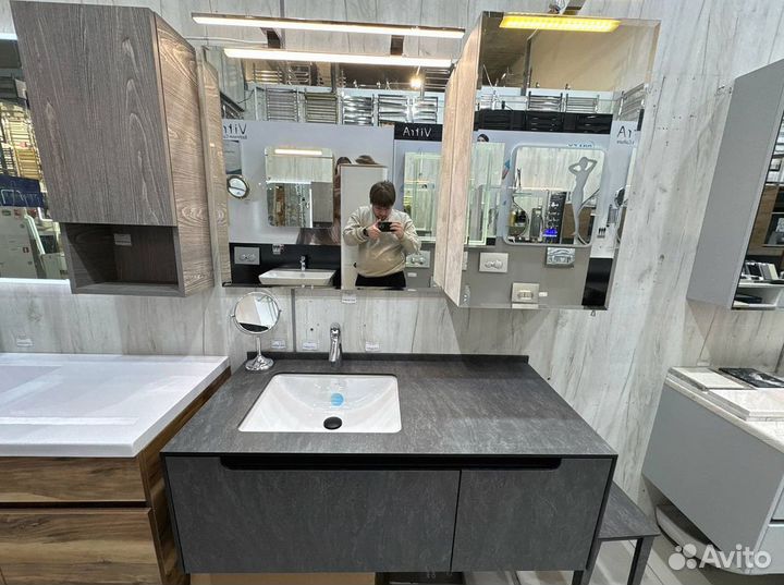 Тумба с раковиной для ванной / Доставка