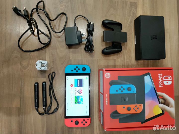 Nintendo switch oled прошитая 256гб