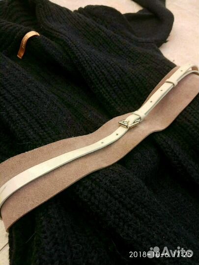 Пояс р-р М из натуральной замши