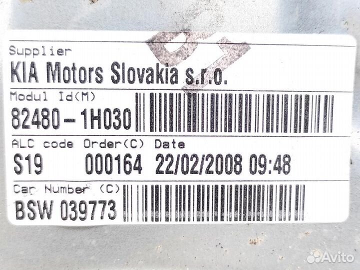 Стеклоподъемник передний правый (2007-2012) Kia Ce