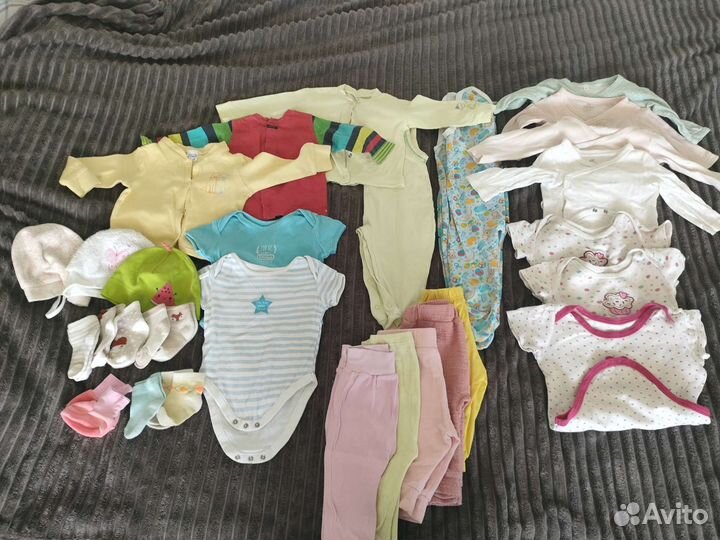 Пакет одежды для девочки 62-68 размер