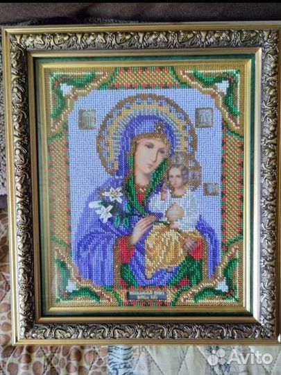 Вышивка бисером иконы