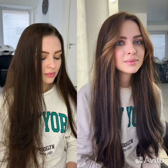 Окрашивание волос модель