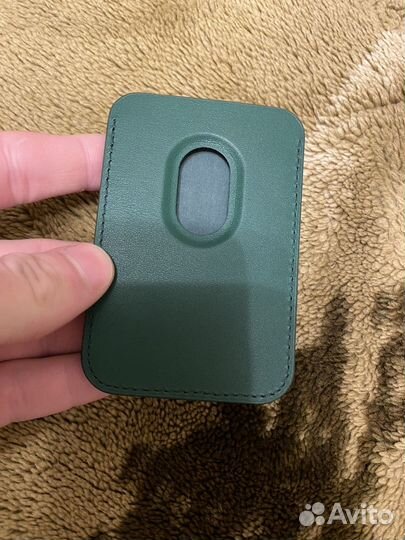 Картхолдер apple leather wallet magsafe