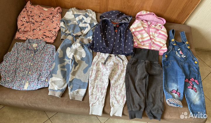 Детские вещи пакетом для девочки 86-92