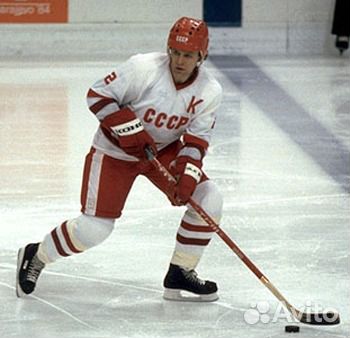 Оригинальная хоккейная майка Фетисова N2 СССР