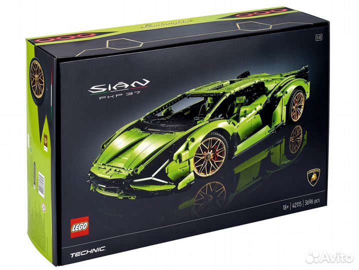 Lego Technic 42115 Ламборгини Lamborghini Sian FK