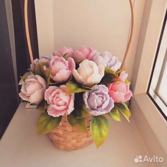 Букет из мыла