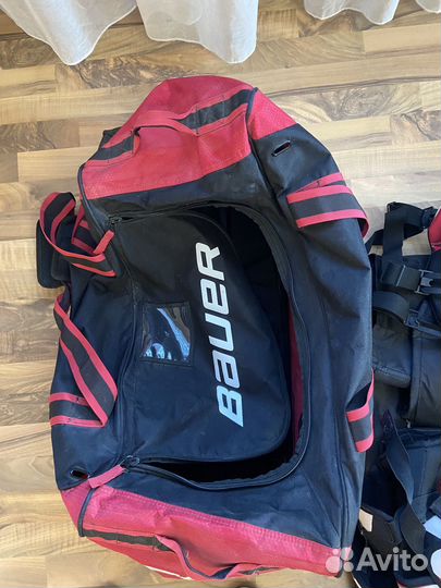 Хоккейная сумка bauer на колесиках