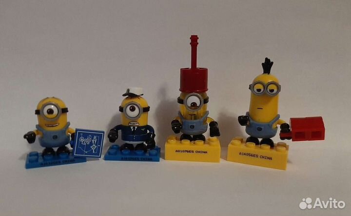 Киндер миньоны Mega blocks 7 и 9 серии