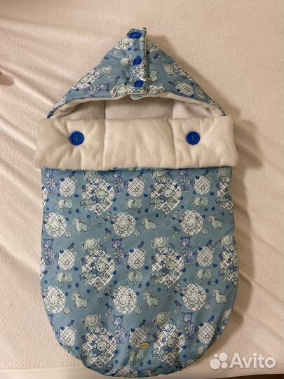 Зимний конверт в коляску