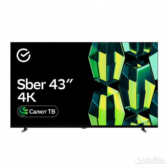 Телевизор Sber SDX-43U4124 (4K) 43
