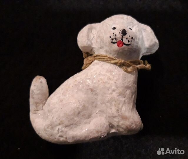 Елочная игрушка. СССР. Собачка. Собака