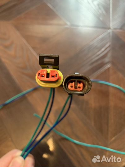 Разъём универсальный герметичный 2 pin. 95см