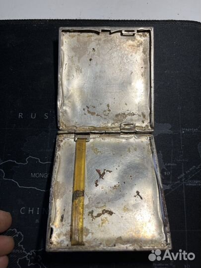 Старинный портсигар. Старая германия