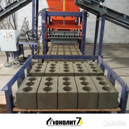 Вибропресс ''Урал-М5'' в автоматическом режиме