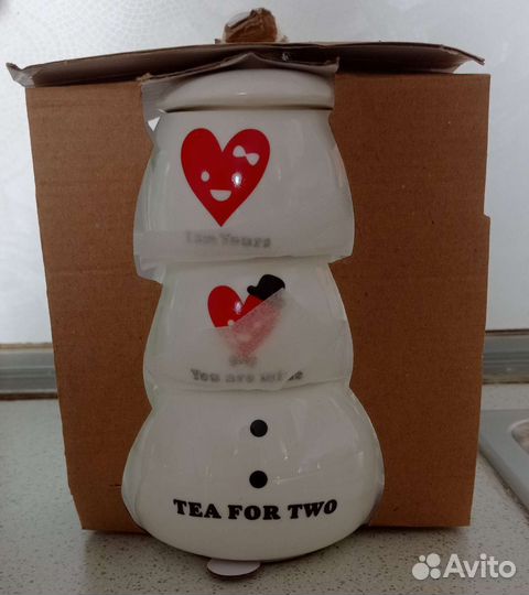 Набор керамический чайный.Чай для двоих