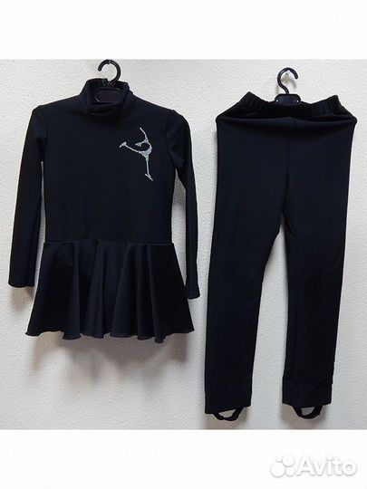 Костюм для фигурного катания рост 116 - 2 шт