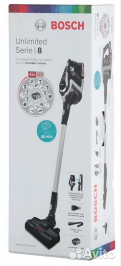 Новый пылесос ручной Bosch Unlimited Serie 8