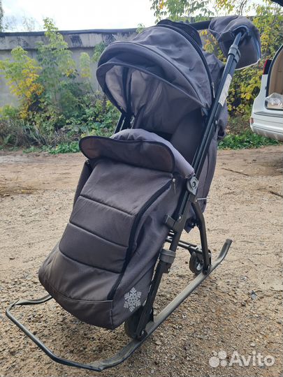 Детские санки коляска бу