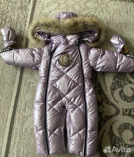 Зимний комбенизон 80р + шапка+ валенки