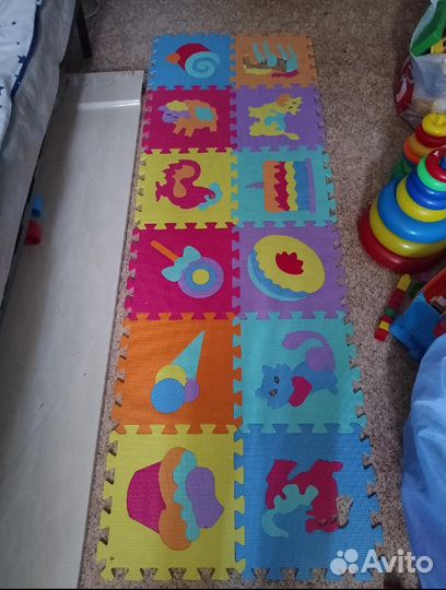Детский коврик пазл