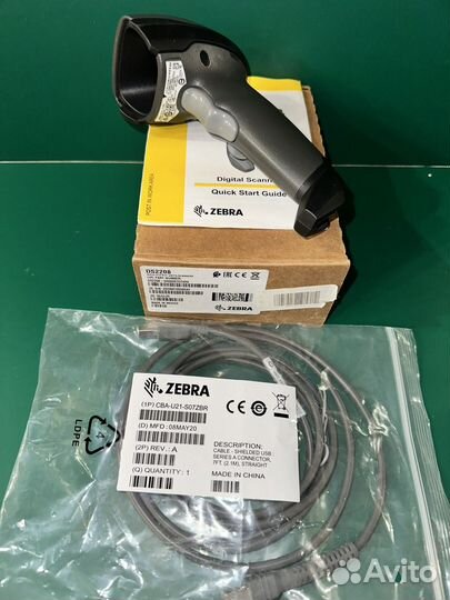 Сканер штрих-кодов Zebra Symbol DS2208 (Motorola)