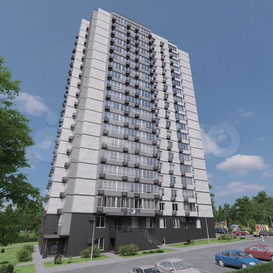 1-к. квартира, 48 м², 12/19 эт.