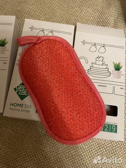 Губка для мытья посуды гринвей