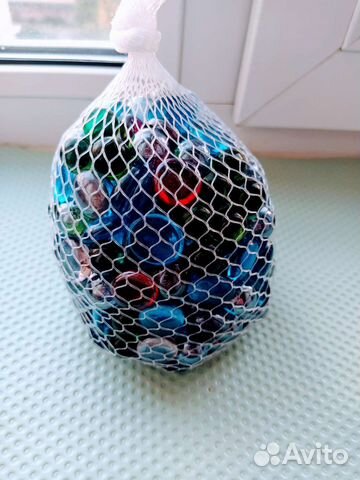 Шарики стеклянные декоративные марблс 229 шт