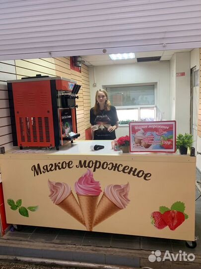 Готовый бизнес мягкое мороженое+кофейня