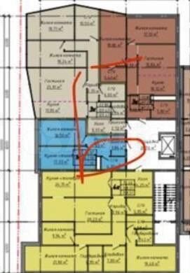 2-к. квартира, 77 м², 6/15 эт.