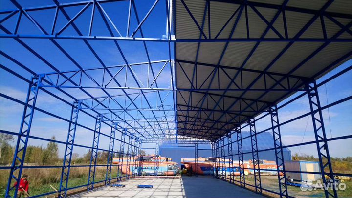 Быстровозводимые здания, ангары из сэндвич панелей