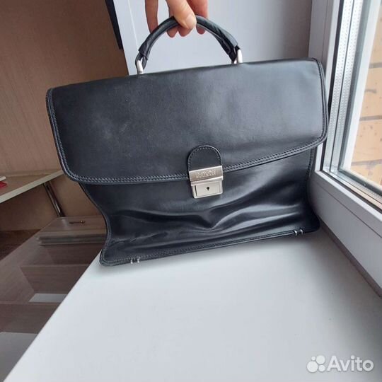 Мужской кожаный портфель