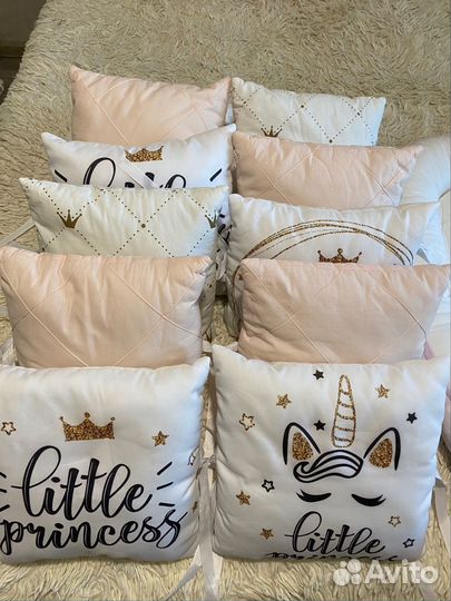 Кокон-гнездышко и бортики в кроватку