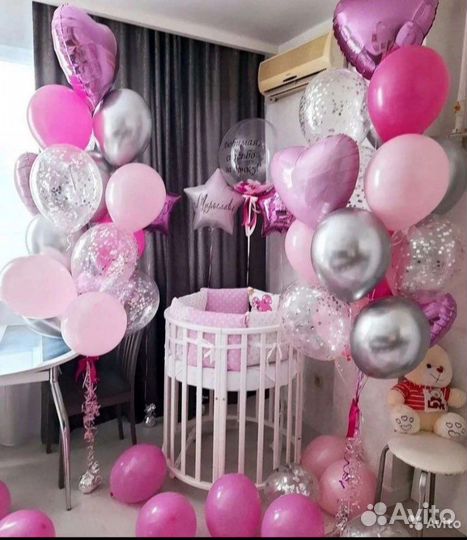 Качественные Шары на выписку. Выписка из роддома