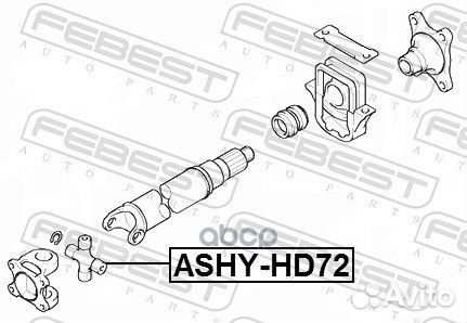 Крестовина карданного вала 35x106.5 hyundai hd