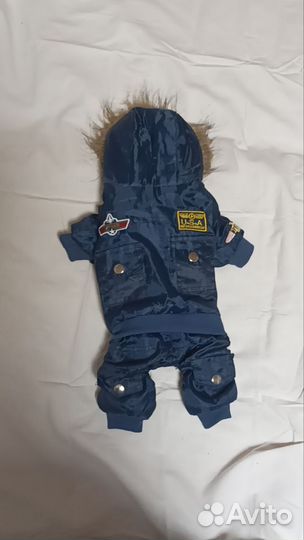 Теплый комбинезон для маленьких пород собак