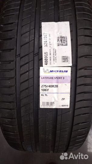 Michelin Latitude Sport 3 ZP 275/40 R20 и 315/35 R20 110Y