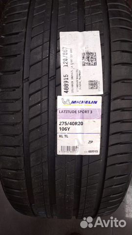 Michelin Latitude Sport 3 ZP 275/40 R20 и 315/35 R20 110Y