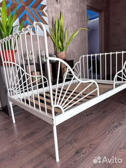 Детская кровать IKEA миннен