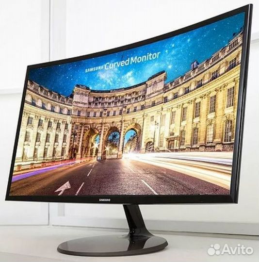 Монитор новый изогнутый Samsung 24CF390